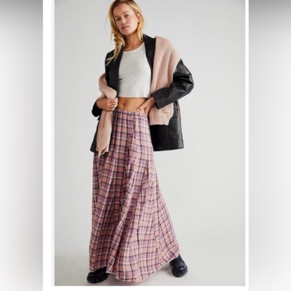 CP Shades Dresses & Skirts - CP Shades x Free People Lily Maxi Skirt Double Cotton